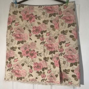 Floral skirt